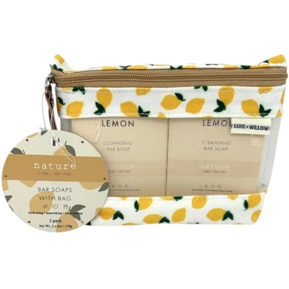 NEW Luxe and Willow 2 Bars of Soap in Bag - Picture 1 of 1